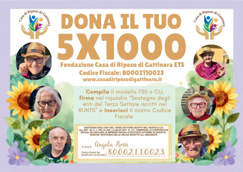 5x1000 Casa di Riposo di Gattinara